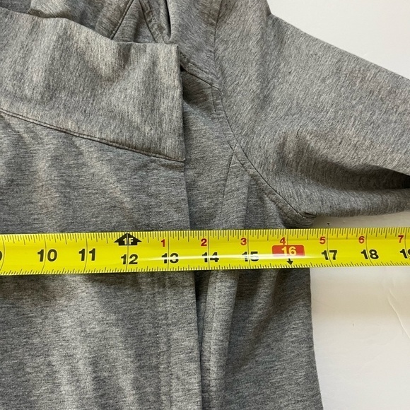Lululemon Coast Wrap II Gray Sweater Size 6 - Picture 6 of 10